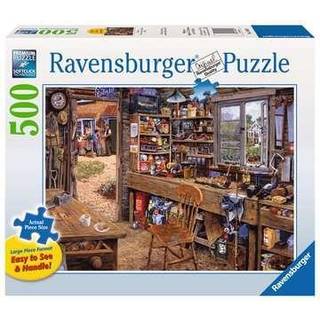 Ravensburger pappas skjul | 500-stycken stort format Jigsaw-pussel | Unik SoftClick -teknik | Perfekt för vuxna och barn