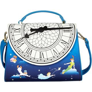 Loungefly Peter Pan Glow Clock Crossbody Bag Blue