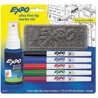 Expo Low-EDOR T?r sletning S?t Ultra-Fine Tip 7-stykke Assorterede farver