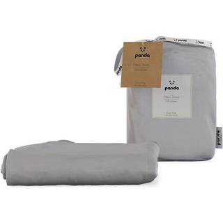 Panda London Panda London Silver Viscose Fitted Sheet