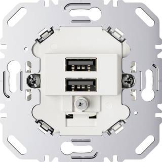 Berker Usb dobbelt ladeudtag 3a s/b polarhvid