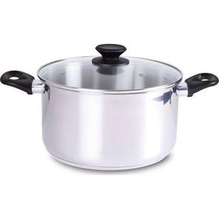 Gryde med låg, Stål, 6 L