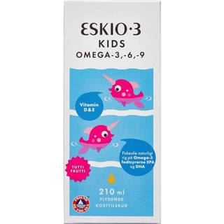 Eskio-3 Kids Omega-3,-6,-9 Tutti-Frutti Kosttilskud 210 ml