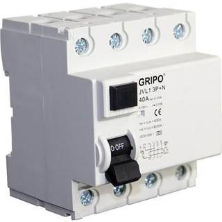 Gripo Hpfi-relæ 3+n 40a T. Eltavle Grå - 7575 ✓ På lager - klar til levering og afhentning