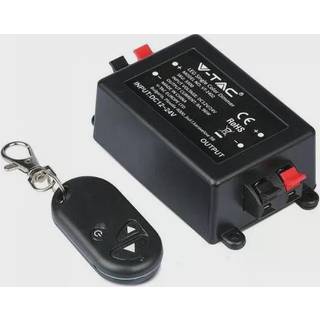 Trådløs dæmper med fjernbetjening - RF trådløs, memory funktion, 12V/24V (96W / 192W)