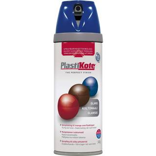 Plasti-kote Twist, Blank - 21111/ral 5010 Havblå 400ml ✓ På lager - klar til levering og afhentning