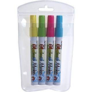 Artline EPG-4/4W2 Glassboard Marker set Green Pink Yello