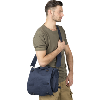 Brandit Canvas Skuldertaske Large Navy