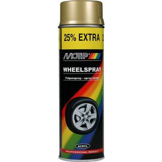 Motip universallak fælgspray, 500 ml, guld
