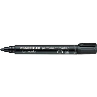 Staedtler lumocolor permanent marker 352 2mm black 10 stk.