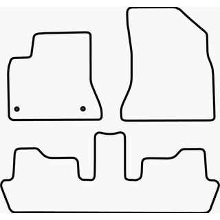 Velour måtter Citroen C4 Picasso 5P 2006-2012