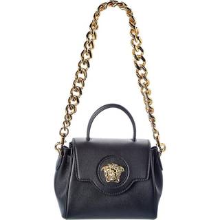 Versace La Medusa Small leather tote bag - black - One Size