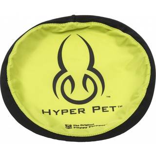 Hyper Pet Flippy Flopper 9-tommer Frisbee - Flydende, multifarvet nylon hundelegetøj til apport, vandsjov, skånsom for tænderne
