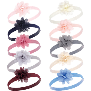 Hudson Baby unisex baby bomuld Syntetisk pandeb?nd Chiffon Cream Blush 0-24 M?ned US