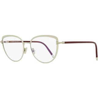 Tom Ford FT5741-B Blue-Light Block 016 55 Briller Kvinder Silver - Shiny Palladium Silver - 55mm