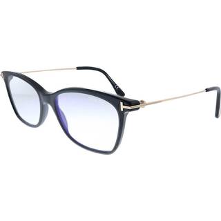 Tom Ford FT5712-B Blue-Light Block 001 Blue-Light Block 50 Briller Kvinder Black - Shiny Black - 50mm