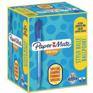Paper Mate InkJoy 100 Kuglepen | Blå | Valuepack