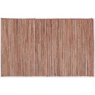 Saro Lifestyle Melaya Collection Shimmering Woven Nubby Table Placemats (Sæt på 4) 14 """" X 20 """" Rust