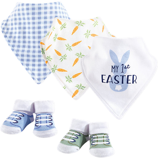 Hudson Baby Unisex Baby bomuldshagesm?k og -str?mpes?t dreng First Easter One Size