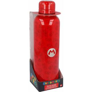Super Mario - Metal Flaske - Rød - 515 ML -> Forventet levering: 1-2 hverdage