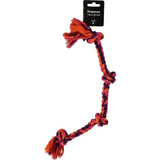 Dogman Reblegetøj - Reb med Knuder (44 cm)