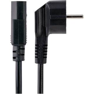 StarTech.com 713E-3M-POWER-CORD el-ledning Sort CEE7/7 C13 forbinder