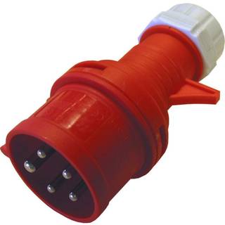 Cee stikprop 16/400v ip44. rød
