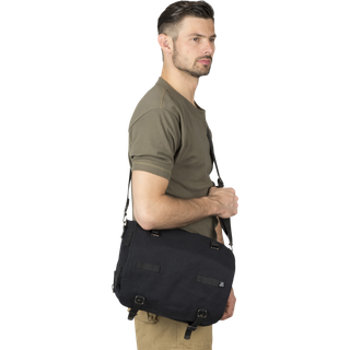 Brandit Canvas Skuldertaske Large Sort - One Size