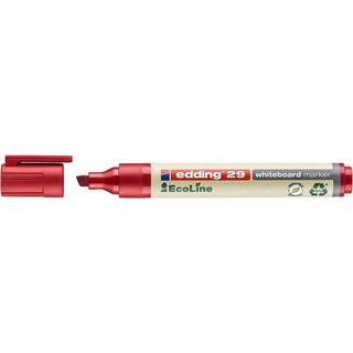 Edding 29-002 rød Ecoline boardmarker, skrå spids 1-5mm (10stk.)