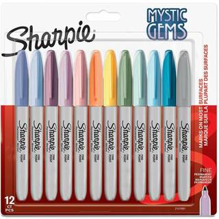 Sharpie Permanente Markers | Mystic Gem Special Edition | Fin spids | Assorterede farver | 12 Stk