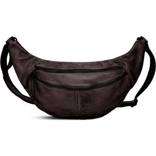 Pia Ries, skind bumbag crossbody, 064-brun