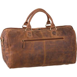 Greenburry Weekender Leder Herren Reisetasche 52x27cm "Vintage" antikbraun, Sporttasche, Travelbag