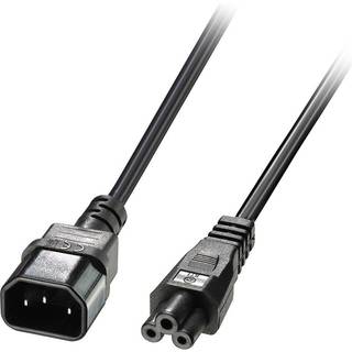 LINDY IEC  Extension  Cable  IEC  C14  to  IEC  C5,  2m  Black
