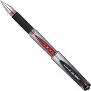 Uni-Ball UM-153S Signo Impact gelpenne, rød, 1 mm gummispids, pakke med 12, farvebestandigt og vandbestandigt gelblæk