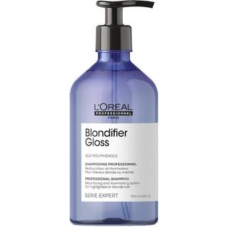 L’Oréal Professionnel Serie Expert Blondifier Forskønnende og genoprettende shampoo til afbleget, køligt lyst hår 500 ml - 500 ml