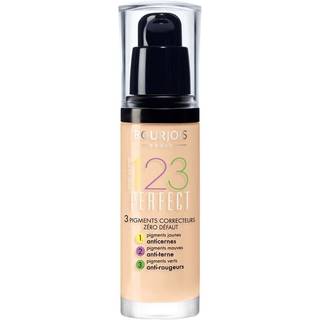 Bourjois 123 Perfect Flydende foundation Til et perfekt udseende Skygge 52 Vanille SPF 10 30 ml - 30 ml