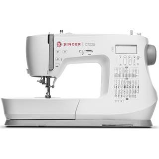 Singer C7225 Computerized Sewing Machine Symaskine - Farve: Hvid