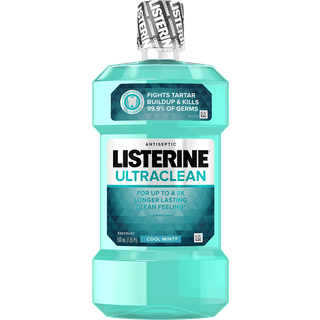 Listerine Ultraclean Oral Care Antiseptisk mundskyl til at hj?lpe med at bek?mpe d?rlig ?nde bakterier Gingivitis Plak og tandsten Oral skylning