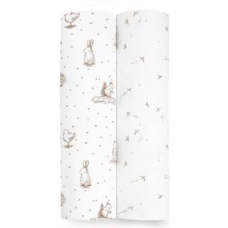 Aden + Anais aden + anais White Essentials Silky Soft Muslin Blankets 2 Pack Healing Nature