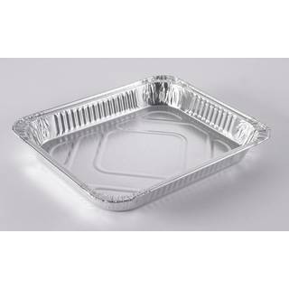 Gastro aluminiumsbakke 1/2GN halv højde 2400ml 324 x 264 x 38mm sølv 100stk