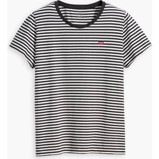 Levi's Black Cotton Women T-Shirt
