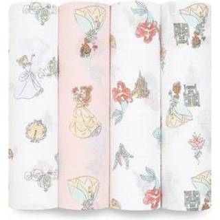 Aden + Anais Aden & Anais Disney Princess Essentials Muslin 100% Cotton Blankets 4 Pack
