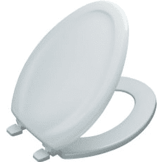 Kohler K-4647-0 Stonewood Langstrakt toiletstol Toetiljesæde Hvid Passer