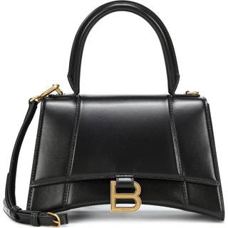Balenciaga Hourglass Small leather crossbody bag - black - One Size