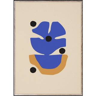 Paper Collective Flor Azul plakat 30x40 cm