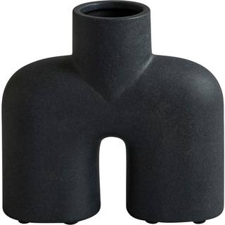 101 Copenhagen Vases - 'Cobra Uno' mini, black in Black 100% Ceramics