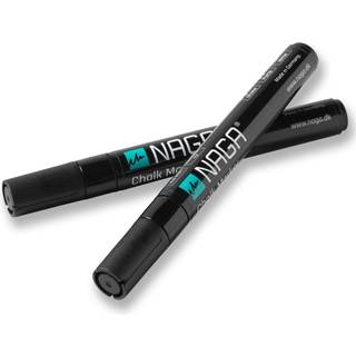 Naga glasmarkere 4,5mm Dry Erase sort, sæt a 2 stk