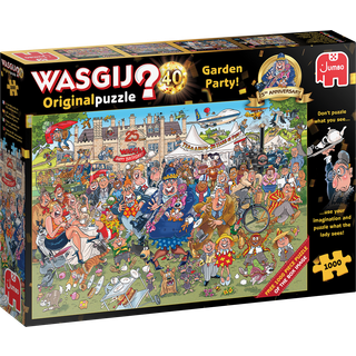 Puslespil Wasgij Original 40, Garden Party 2x1000 Brikker