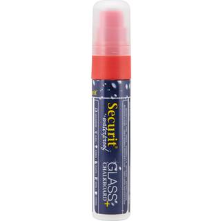 Securit kridt marker vandfast 7-15mm blokspids rød