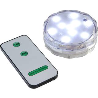 Star Trading - LED Light Water Candle - 2,5 cm - Gennemsigtig